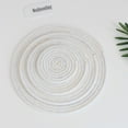 thumbnail image 6 of XKHHLH 10 Pcs Hot Pot Pads for Table Large Trivets Set, Woven Trivets for Hot Dishes - Kitchen Dish Plate Dinner Mat Modern Cotton Round Woven Trivet Placemats Pot Holders Protector for Bowls, 6 of 7
