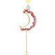thumbnail image 2 of Crystal Windchime Dream Catchers Moon Flower Chandelier Decoración Para El Hogar (Naranja), 2 of 4