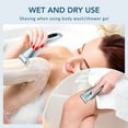 thumbnail image 4 of Flaremore Electric Razor for Women, Painless Womens Electric Shaver, Low Noise Bikini Trimmer Body Hair Removal Wet/Dry Cordless Epilator with LCD Display & Charging Stand for Legs Arm Underarms, 4 of 10