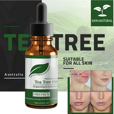 Tea Tree Essential Oil Anti-wrinkle Extract Acne Removal Scars Marks (Best Drugstore Makeup To Cover Acne Scars)