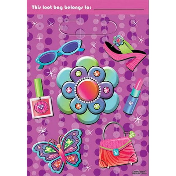 Glitzy Girl Favor Bags (8ct)