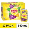 thumbnail image 1 of Lipton Mango Passionfruit Iced Tea, 340mL Cans, 12 Pack, 1 of 8