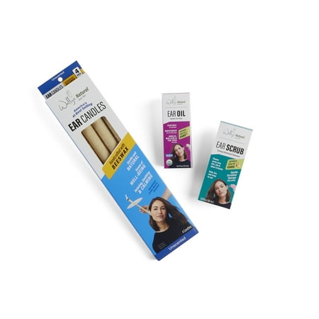 Wally's Natural Adult Ear Care Bundle, 3 Pack