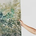 thumbnail image 3 of Pratyus Fine Foliage Lace Printed Shower Curtain Set with Hooks, Chic Modern Design, Made of 100% Polyester Fiber, Easy Care, Multiple Sizes Available 36x72, 3 of 7