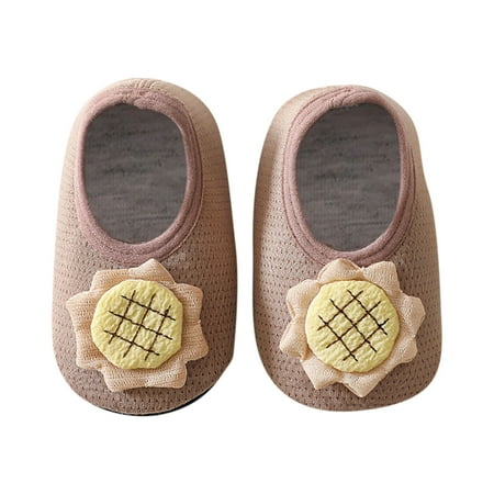 

Wesracia Baby Shoes Floor Socks For Children Flowers Spring And Summer Mesh Baby Shoes Socks Baby Toddler Socks Soft Bottom Non Slip Floor Shoes