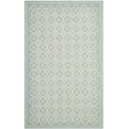 thumbnail image 2 of SAFAVIEH Chelsea Sorrel Geometric Wool Area Rug, Blue/Ivory, 3'9" x 5'9", 2 of 7