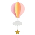 thumbnail image 1 of Hot air balloon paper string flower flag+55cm 21 inch, 1 of 8