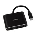 thumbnail image 1 of Adaptador Convertidor Acteck SHIFT PLUS AV420 USB Tipo C a HDMI + VGA Negro AC-934657, 1 of 6