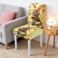 thumbnail image 4 of Antqov Easter Chair Covers Washable Bunny Eggs Chair Slipcovers Protector Removable Easter Dining Chair Covers for Party Holiday Kitchen Home Decorations, 4 of 6