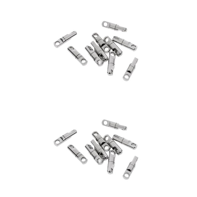 20x Gancho Conector Tipo Giratorio Spincasting Colector de Pescados Pesca