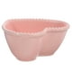 thumbnail image 2 of EeaseMX Cuenco de cerámica con forma de corazón para ensalada de frutas, postres y comida, ideal para el hogar, restaurante y cocina (rosa), 2 of 8