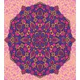 thumbnail image 3 of Purple Mandala Duvet Cover Set, Abstract Flower Circle Shaped Spiritual Universe Icon Eastern Artful Image, Decorative Bedding Set with Pillow Shams, Multicolor, by Ambesonne, 3 of 3