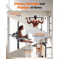 thumbnail image 3 of FED Fitness Sportsroyals Adjustable Power Tower 400lbs Max Weight Dip Station Pull up Bar Power Rack Push up Resistance Band for Home Gym, 3 of 9