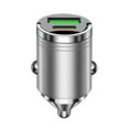 thumbnail image 1 of COM1950s Fast Car Charger, Car Charger Fast Charge, Hidden Mini Pull Ring Car Charger 100W Super Flash Charge Pd30W+Qc3.0 Metal Car Charge, Fast Charging Car Charger, Car Charger Port, 1 of 1
