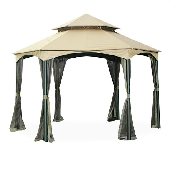 Garden Winds Replacement Canopy Top for South Bay Hexagon Gazebo - Riplock 350