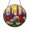 Acrylic 3.5 Inch, variant on Floral Wildflower Stained Glass Sunburst Suncatcher for Windows, Elegant Seasonal Decor Gift