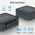 thumbnail image 5 of Auusda H56 Mini PC Windows 11 Pro AMD R5 5600H Desktop Computer, 32GB RAM+512GB SSD, HDMI/DP/Type-C(4K60Hz)Outputs, 5 of 7