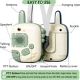 thumbnail image 3 of GJX Dino Walkie Talkies for Kids,Dinosaur Toys for Kids 3-5-7,Toddler Kids Toys 2 Pack Birthday Gifts for 3 4 5 6 7 8 9 Year Old Boy Girls Toy for 3-12 Boys Outdoor Game,Easter Stocking Stuffers, 3 of 7