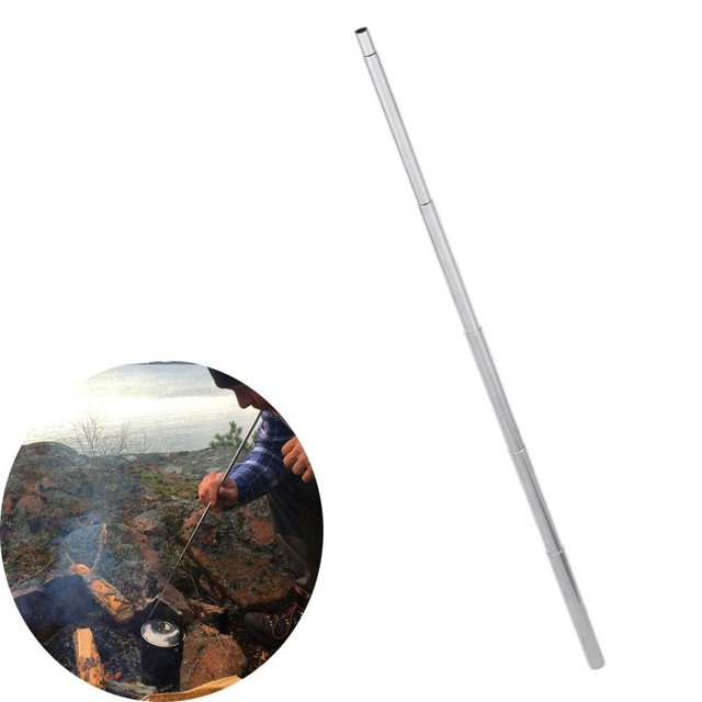 Herramienta Plegable Al Aire Libre De La Supervivencia Del Tubo Del Soplo Del Fuego Del Acero Inoxidable Para Excursionismo Que Acampa Macarena Tubo de soplado contra incendios plegable