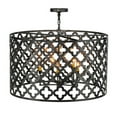 thumbnail image 5 of Meyda Tiffany 137209 Clover 5 Light 34" Wide Pendant - Black, 5 of 7