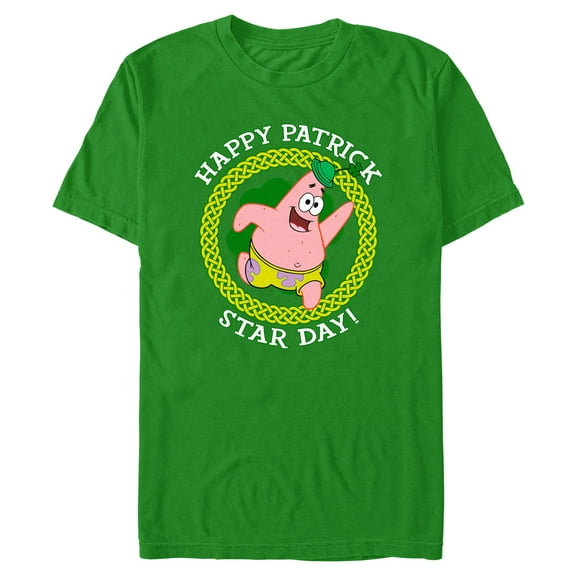 Men's SpongeBob SquarePants Happy Patrick Star Day Graphic T-Shirt