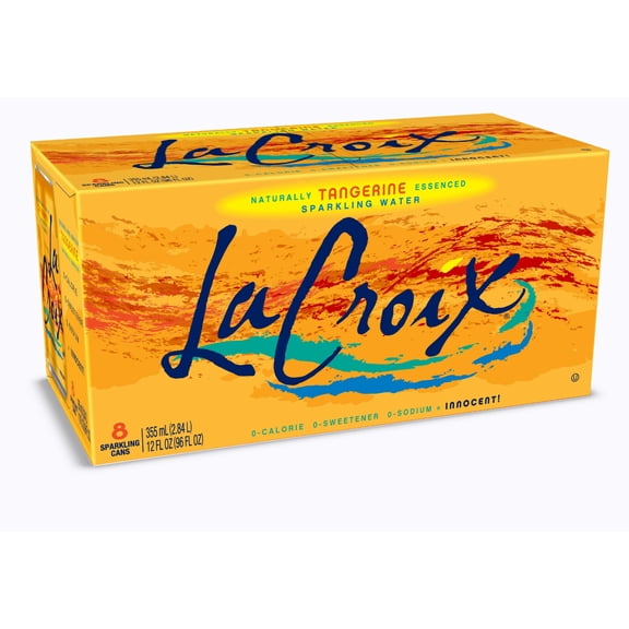 LaCroix Tangerine Sparkling Water - 8pk/12 fl oz Cans, 8 / Pack (Quantity)