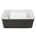 thumbnail image 3 of 80QT Rattan Square Legs Cooler with Shelf - Dual Wheels, Warm/Cool Function, 48H Ice Retention, 3 of 15