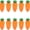 Transparent Orange, variant on 10PCS Easter Treat Boxes, Carrot Shaped Candy Box Fillable Treat Containers Easter Candy Box Containers for Cookie, Easter Basket Stuffers (Transparent Orange)