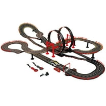 Growsly High-Speed Electric Race Track Toy Set with 4 Slot Cars for ...