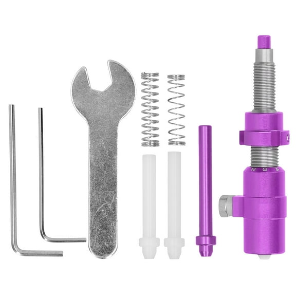 Estabilizador de arco recurvo con almohadilla lateral, émbolo de aleación de aluminio y plástico, herramientas de tiro con arco para exteriores, color morado
