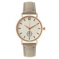 thumbnail image 2 of Yungyresw Women's Classic Quartz Watch Easy Read Round Dial Leather Strap Wristwatch Classic Vintage Style Fashion Watches White, 2 of 3