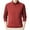 Red, variant on LIaqionyy Men's Long Sleeve Dress Shirt Collared Neck Solid Color Pullover Shirts Soft Business Casual Tee