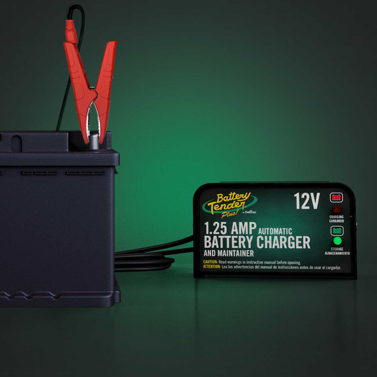 Battery Tender® Plus 12V Smart Charger - Extends Battery Life for Motorcycles, ATVs, Jet Skis & More