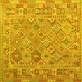 thumbnail image 1 of Ahgly Company Indoor Square Abstract Yellow Contemporary Area Rugs, 6' Square, 1 of 4