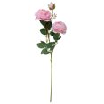 thumbnail image 4 of Peonía artificial de 3 cabezas con núcleo de rosa occidental, decoración para el hogar, boda, pared, flor falsa, 4 of 5