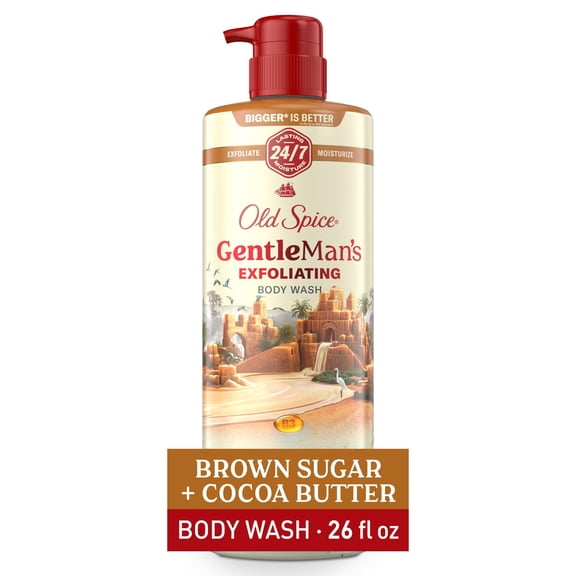 Old Spice Body Wash for Men, Brown Sugar Cocoa Butter, 26 fl oz