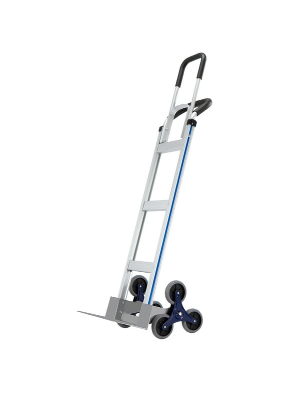 SKYSHALO 2-in-1 Aluminum Trolley Stair Climber 550 lb Capacity with Dual Handles