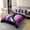 Blue Purple, variant on Baseball 100% Cotton Bedding Set Queen,Tie Dye Stripes Lines Comforter Cover,Baseball Player Duvet Cover,Sports Ball Game Bedspread Cover,Yellow Purple,Soft Breathable（No Comforter）
