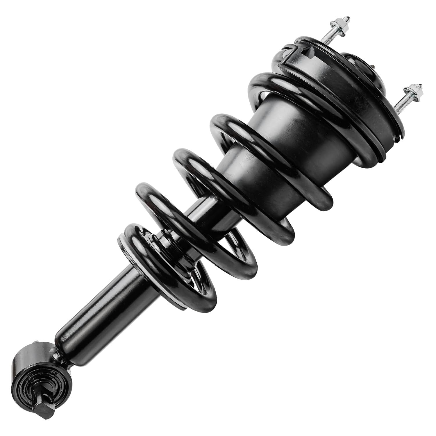 Detroit Axle - Front Struts for Chevrolet GMC Silverado Sierra Yukon XL Suburban 1500 Avalanche Tahoe Escalade ESV EXT 2 Struts w/Coil Springs Replacement Ready Struts [Exc. Electronic Susp.]
