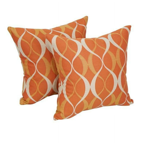 17-inch Square Premium Polyester Outdoor Throw Pillows (Set of 2) 9910-S2-PO-005