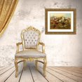 thumbnail image 3 of Russell, Charles Marion 18x15 Gold Ornate Wood Framed with Double Matting Museum Art Print Titled - Indian Fight, 3 of 4
