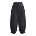 thumbnail image 2 of Vrorvz Womens Jogger Pants Elastic Waisted Pant Summer Casual Work Comfortable Trouser Palazzo Loose Trouser, 2 of 4