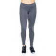 thumbnail image 2 of Expert Brand Women's Mid-Rise Full Length Leggings, Graphite, XL, 2 of 5