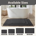 thumbnail image 7 of SIXHOME Knitted Loop Plush Bath Mat Soft Absorbent 17"x24" Bathroom Rug with Non-Slip Backing Quick Dry Machine Washable Bath Rug Dark Gray, 7 of 7