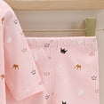 thumbnail image 7 of Gubotare Toddler Pajamas Trendy Pajamas for Girls 2-Piece Soft Long Sleeve & Pants PJ Set Jammies 3 6 Months (Pink,3-6 Months), 7 of 7
