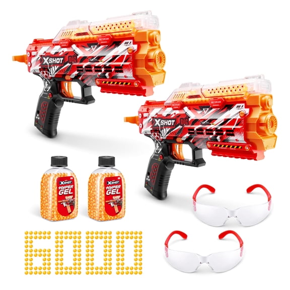 Blaster Shot Hyper Gel Stinger, paquete de 2, con 6000 bolitas ZURU