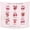 Fruit Spirit, variant on Pink Tapestry Coquette Girly Room Decor FRUIT OF THE SPIRIT Tapestries Galentine's Day Wall Blanket Hanging for Girls Room Bedroom Dorm Apartment Decor, 50x60 Inch