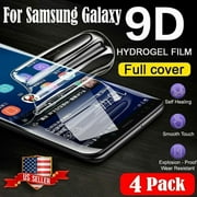 4-pack 9D TPU Hydrogel Screen Protector Samsung S20 Ultra S10 S9 S8 Plus Note 20