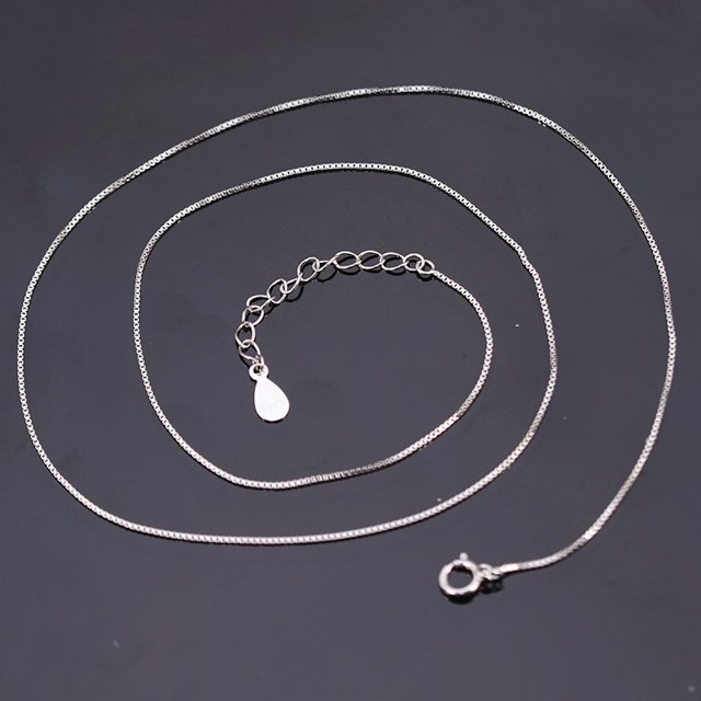 Collar de plata S925, cadena en forma de O, cadena de ondas de agua, aliento de bebé, estrella cruzada, cadena de clavícula para mujer