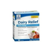 Quality Choice Dairy Relief Fast Acting 32 Caplets Each
